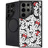 Disney Minnie Mouse Red Color Pop Face Pattern Galaxy S24 Ultra Kickstand Case