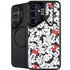 Disney Minnie Mouse Red Color Pop Face Pattern Galaxy S25 FE Kickstand Case