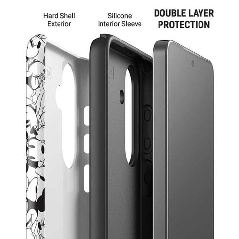 Disney Minnie Mouse Red Color Pop Face Pattern Galaxy S26 Impact Case