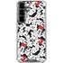 Disney Minnie Mouse Red Color Pop Face Pattern Galaxy S26 Plus Clear Case