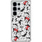 Disney Minnie Mouse Red Color Pop Face Pattern Galaxy S26 Ultra Clear Case