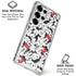 Disney Minnie Mouse Red Color Pop Face Pattern Galaxy S26 Ultra Clear Case