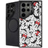 Disney Minnie Mouse Red Color Pop Face Pattern Galaxy S26 Ultra Kickstand Case