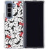 Disney Minnie Mouse Red Color Pop Face Pattern Galaxy Z Fold5 5G Clear Case