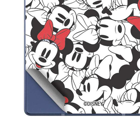 Disney Minnie Mouse Red Color Pop Face Pattern Galaxy Z Fold6 Skin