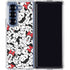 Disney Minnie Mouse Red Color Pop Face Pattern Galaxy Z Fold7 Clear Case