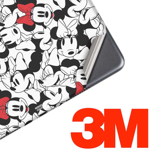 Disney Minnie Mouse Red Color Pop Face Pattern iPad Skins