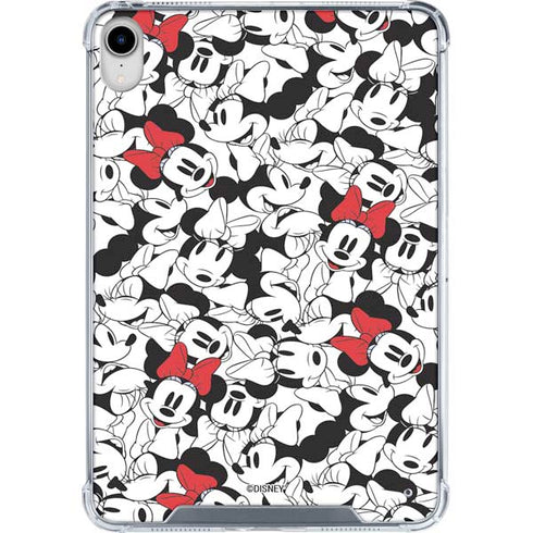 Disney Minnie Mouse Red Color Pop Face Pattern iPad 11th Gen (2025) Clear Case