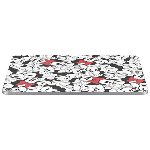 Disney Minnie Mouse Red Color Pop Face Pattern Apple iPad Air Skin