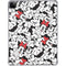 Disney Minnie Mouse Red Color Pop Face Pattern iPad Pro 11in (2024) Clear Case