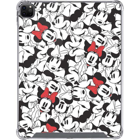 Disney Minnie Mouse Red Color Pop Face Pattern iPad Cases