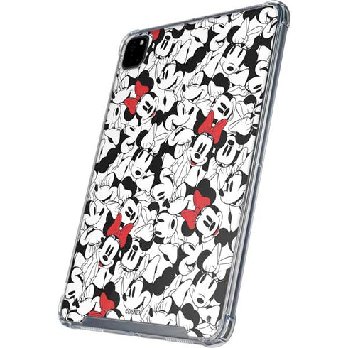 Disney Minnie Mouse Red Color Pop Face Pattern iPad Cases