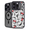 Disney Minnie Mouse Red Color Pop Face Pattern iPhone 13 Pro Kickstand Case