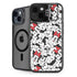 Disney Minnie Mouse Red Color Pop Face Pattern iPhone 14 Plus Kickstand Case