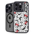 Disney Minnie Mouse Red Color Pop Face Pattern iPhone 14 Pro Max Kickstand Case