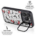 Disney Minnie Mouse Red Color Pop Face Pattern iPhone 14 Pro Max Kickstand Case