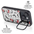 Disney Minnie Mouse Red Color Pop Face Pattern iPhone 15 Plus Kickstand Case