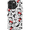Disney Minnie Mouse Red Color Pop Face Pattern iPhone 15 Pro Impact Case