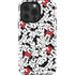 Disney Minnie Mouse Red Color Pop Face Pattern iPhone 15 Pro Impact Case