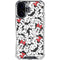 Disney Minnie Mouse Red Color Pop Face Pattern iPhone 16 Clear Case