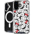 Disney Minnie Mouse Red Color Pop Face Pattern iPhone 16 MagSafe Case