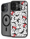 Disney Minnie Mouse Red Color Pop Face Pattern iPhone 16 Plus Kickstand Case