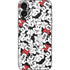 Disney Minnie Mouse Red Color Pop Face Pattern iPhone 16 Plus Skin