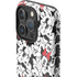 Disney Minnie Mouse Red Color Pop Face Pattern iPhone 16 Pro Impact Case
