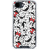 Disney Minnie Mouse Red Color Pop Face Pattern iPhone 16e Clear Case