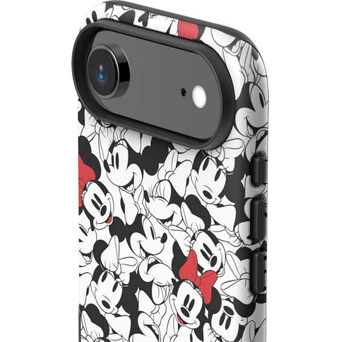 Disney Minnie Mouse Red Color Pop Face Pattern iPhone 17 Air Impact Case