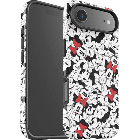 Disney Minnie Mouse Red Color Pop Face Pattern iPhone 17 Air Impact Case