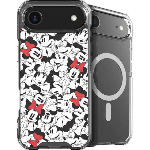 Disney Minnie Mouse Red Color Pop Face Pattern iPhone 17 Air MagSafe Case