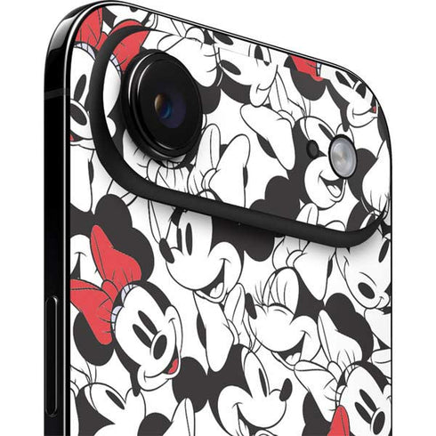 Disney Minnie Mouse Red Color Pop Face Pattern iPhone 17 Air Skin