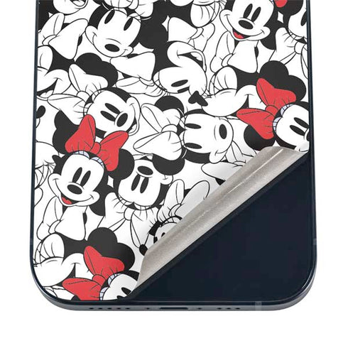 Disney Minnie Mouse Red Color Pop Face Pattern iPhone 17 Air Skin