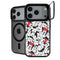 Disney Minnie Mouse Red Color Pop Face Pattern iPhone 17 Pro Max Kickstand Case