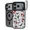 Disney Minnie Mouse Red Color Pop Face Pattern iPhone 18 Pro Kickstand Case