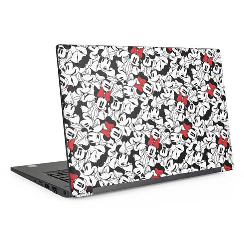 Disney Minnie Mouse Red Color Pop Face Pattern Dell Latitude Skin