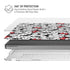 Disney Minnie Mouse Red Color Pop Face Pattern MacBook Pro 14in (2021-24) Case plus Skin