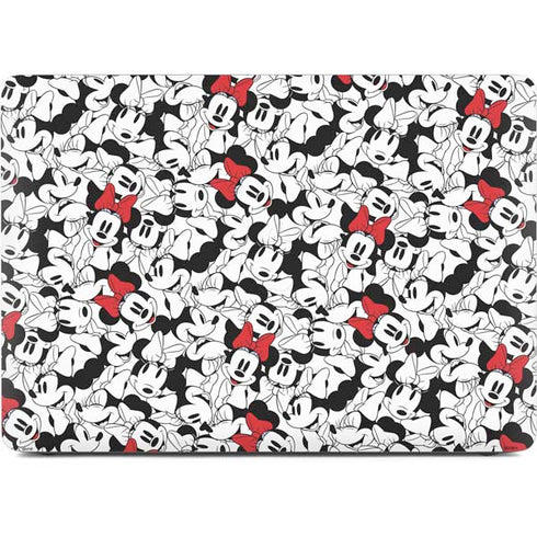 Disney Minnie Mouse Red Color Pop Face Pattern Apple MacBook Pro 16-inch Skin