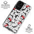 Disney Minnie Mouse Red Color Pop Face Pattern Moto G Power 5G (2024) Clear Case