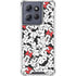 Disney Minnie Mouse Red Color Pop Face Pattern Moto G Power 5G (2025) Clear Case