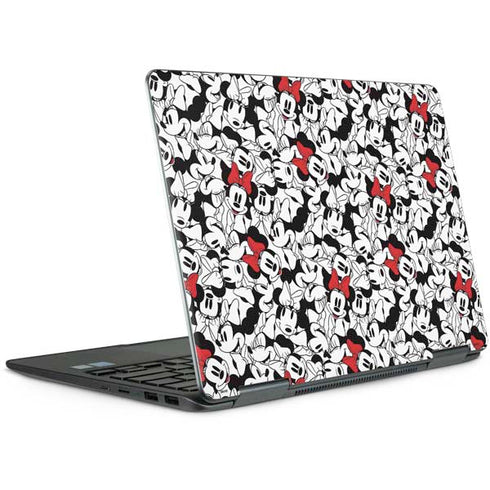 Disney Minnie Mouse Red Color Pop Face Pattern Notebook 9 Pro 13in (2017) Skin