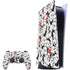 Disney Minnie Mouse Red Color Pop Face Pattern PlayStation PS5 Skins