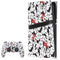 Disney Minnie Mouse Red Color Pop Face Pattern PS5 Pro Bundle Skin