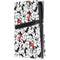 Disney Minnie Mouse Red Color Pop Face Pattern PS5 Pro Disk Console Skin