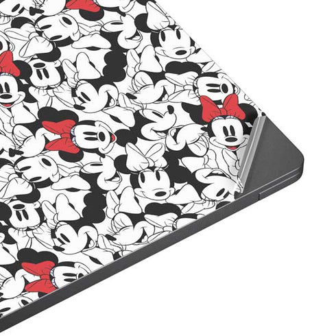 Disney Minnie Mouse Red Color Pop Face Pattern Surface Laptop 7 13.8in Skin