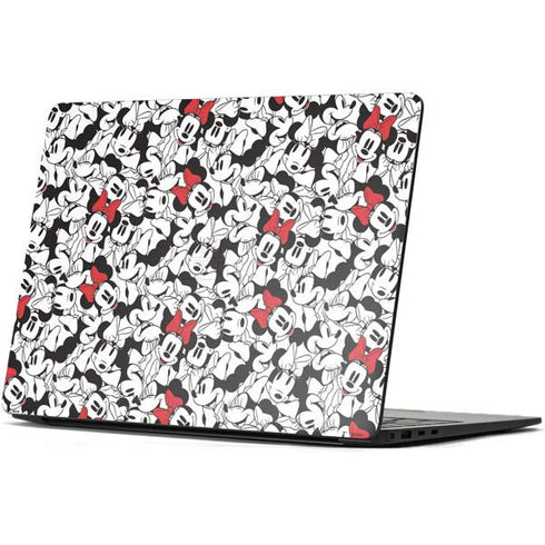 Disney Minnie Mouse Red Color Pop Face Pattern Surface Laptop 7 15in Skin