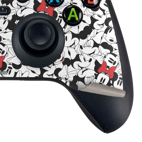 Disney Minnie Mouse Red Color Pop Face Pattern Xbox Series X Bundle Skin