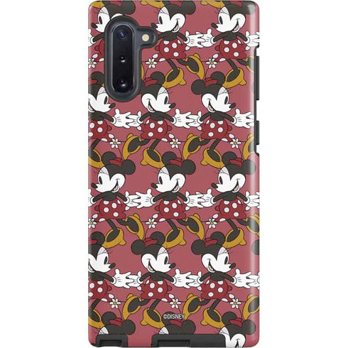 Disney Minnie Mouse Dancing Pattern Galaxy Cases