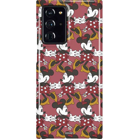 Disney Minnie Mouse Dancing Pattern Galaxy Cases